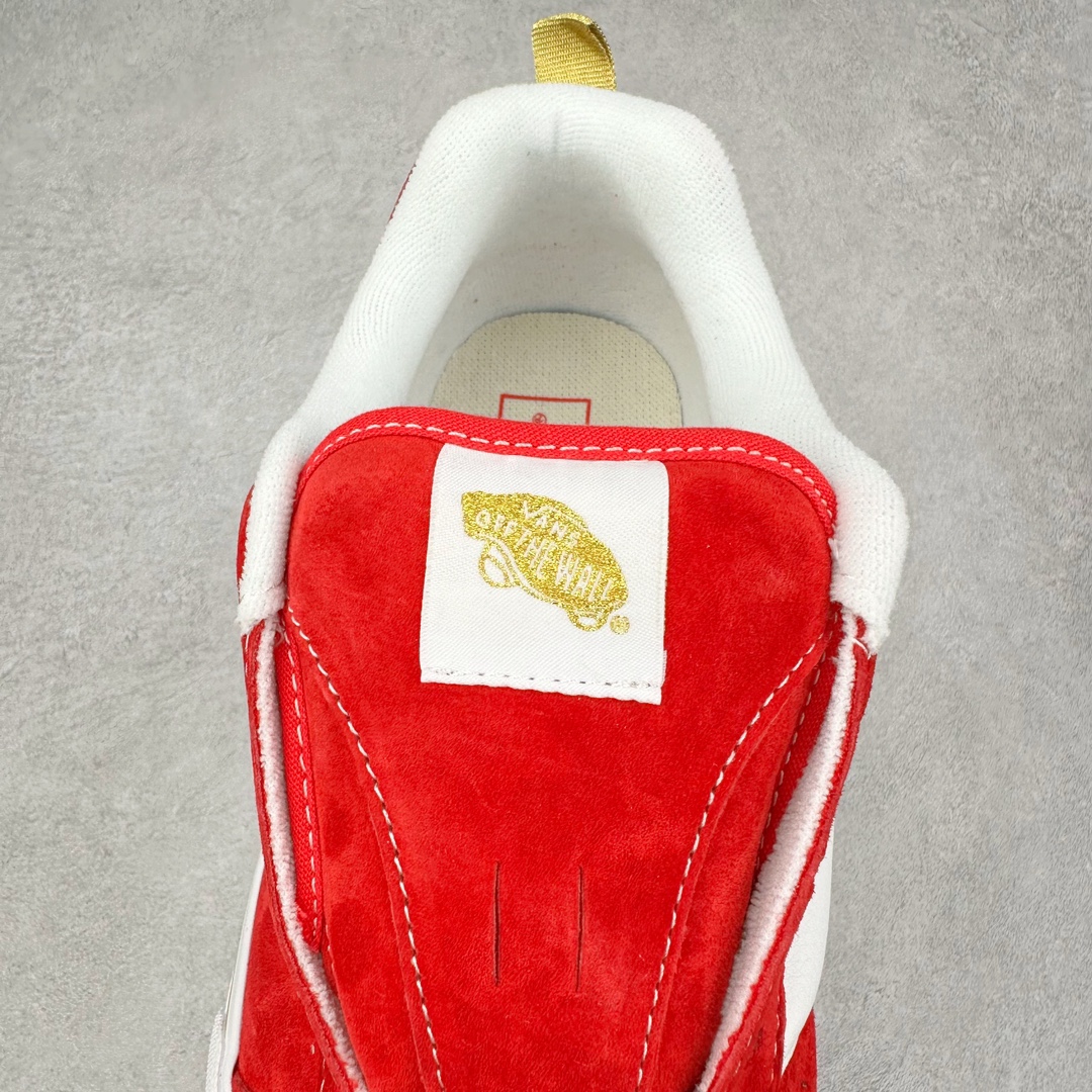 图片[5]-中国红面包鞋来了🇨🇳 Vans Knu-Skool VR3 LX 万斯低帮复古休闲硫化板鞋 肥胖版大LOGO 原版全皮猪八面料 尺码：35 36 36.5 37 38 38.5 39 40 40.5 41 42 42.5 43 44-选品中心