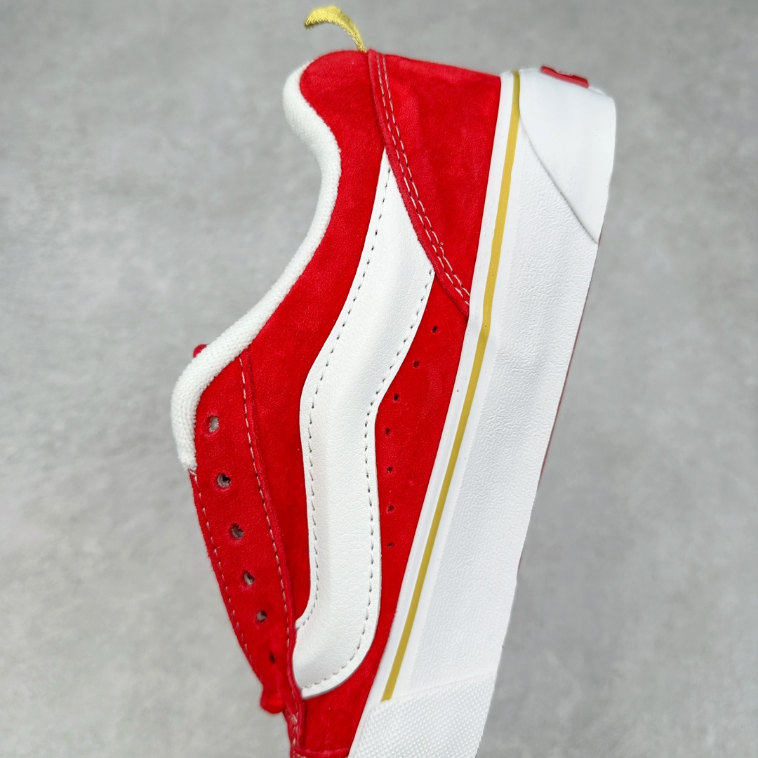 图片[7]-中国红面包鞋来了🇨🇳 Vans Knu-Skool VR3 LX 万斯低帮复古休闲硫化板鞋 肥胖版大LOGO 原版全皮猪八面料 尺码：35 36 36.5 37 38 38.5 39 40 40.5 41 42 42.5 43 44-选品中心