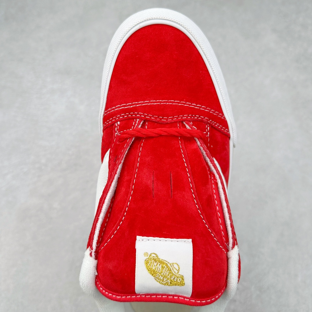 图片[4]-中国红面包鞋来了🇨🇳 Vans Knu-Skool VR3 LX 万斯低帮复古休闲硫化板鞋 肥胖版大LOGO 原版全皮猪八面料 尺码：35 36 36.5 37 38 38.5 39 40 40.5 41 42 42.5 43 44-选品中心