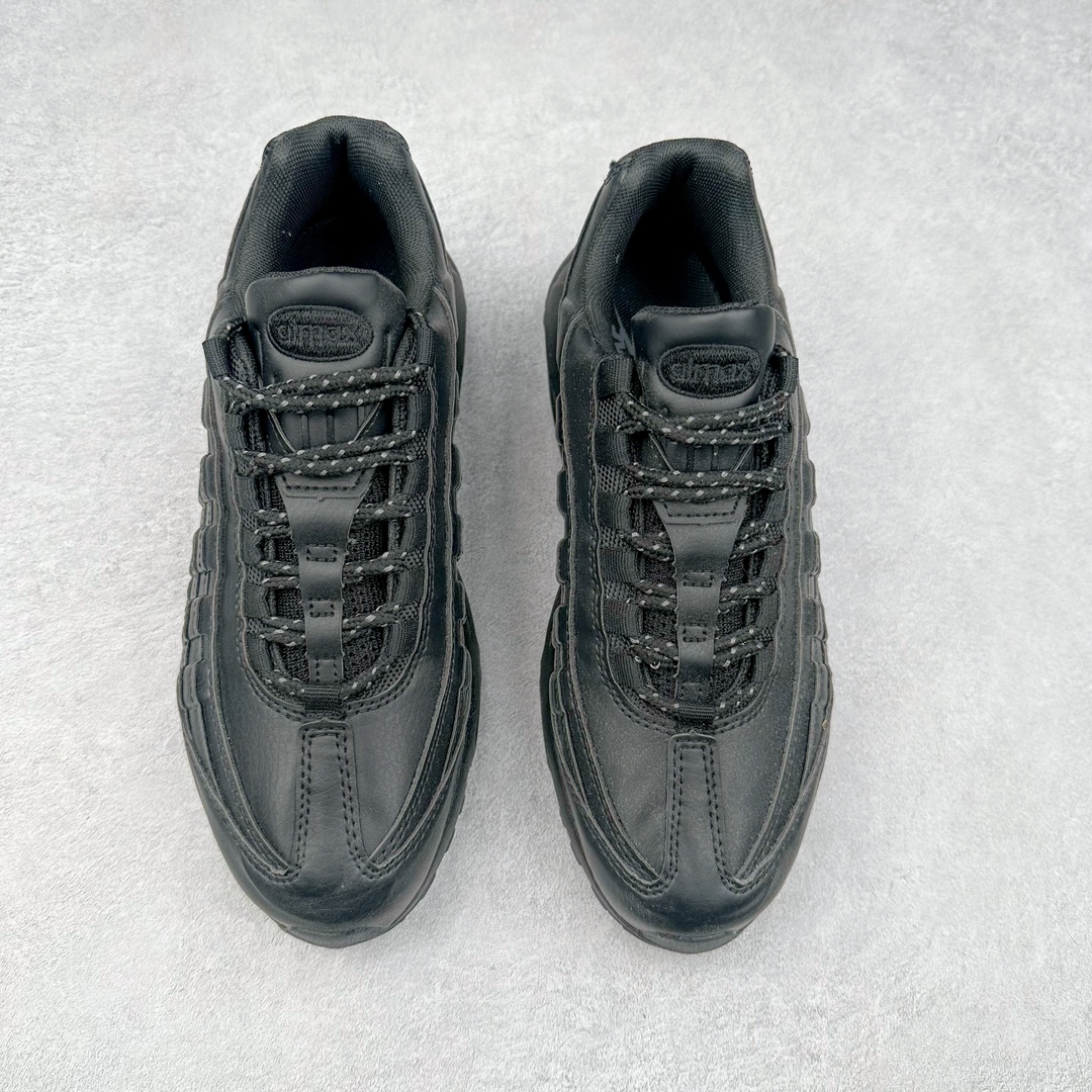 图片[2]-＃MX版 NK Air Max 95 复古减震气垫跑鞋 FN7273-001 经典重温 外单专供大厂出品 品质稳定 一百余色 终端操作 鞋款设计灵感源于人体构造 中底设计基于人体的脊柱构造 是整体设计的核心 尼龙孔眼代表了肋骨 而分层式面板和网眼象征着肌肉纤维和肉体组织 Air Max 95采用了两个独立的吹塑成型的Air-Sole单元 并首次在前掌使用可视化气垫设计 Swoosh logo夜当作一个 点符号放在了鞋子的后帮位置 20年的发展让 AIR MAX 95有了不同的故事 20年后再度面向世人的时候 焕然一新的面貌 让人有了另外一种清新脱俗的感觉 尺码：39 40 40.5 41 42 42.5 43 44 44.5 45 46 47.5 48-选品中心