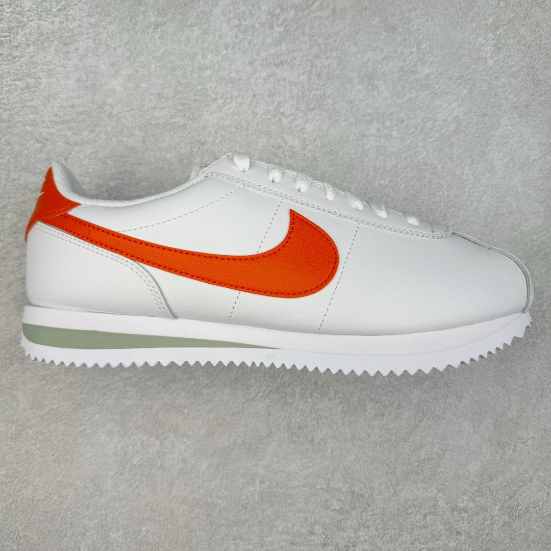 ＃JC纯原 NK Classic Cortez Leather 阿甘复古初代皮革慢跑鞋 DM4044-102 实体平台指令订单 全套原纸板楦头开发 原厂数据大底磨具 一比一鞋头弧度高度鞋身弧度 细节品控鞋型随意对比 正确烫金高频细节 公司级标准检验QC 区分市面一切版本 完美复刻阿甘复古鞋型 尺码：35.5 36 36.5 37.5 38 38.5 39 40 40.5 41 42 42.5 43 44 45-选品中心