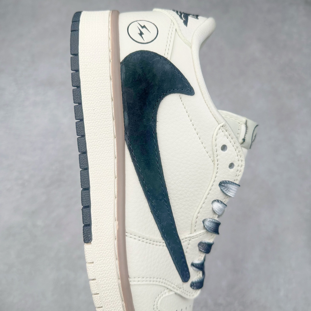 图片[6]-TS x Air Jordan AJ1 Low 倒钩低帮联名定制配色 CF3688-018 原厂内置气垫魔块 A模大底 头层小牛皮 鞋舌AJ原厂专用牛津布+AJ专用反口珍珠布+原厂无杂质高弹内里海棉+特殊封边弹力鞋带 尺码：36 36.5 37.5 38 38.5 39 40 40.5 41 42 42.5 43 44 44.5 45 46 47.5-选品中心