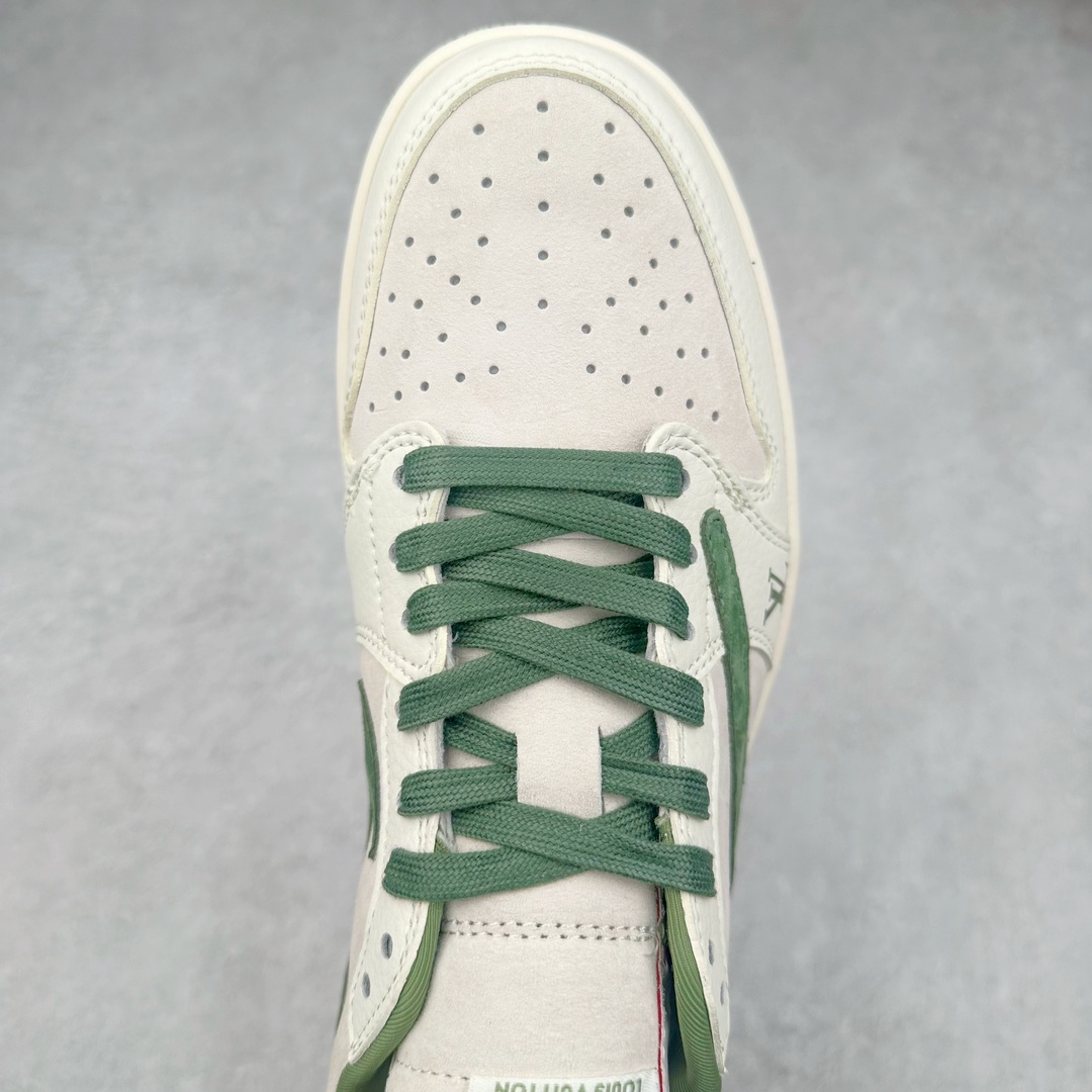 图片[4]-TS x Air Jordan AJ1 Low 倒钩低帮联名定制配色 XZ1268-005 原厂内置气垫魔块 A模大底 头层小牛皮 鞋舌AJ原厂专用牛津布+AJ专用反口珍珠布+原厂无杂质高弹内里海棉+特殊封边弹力鞋带 尺码：36 36.5 37.5 38 38.5 39 40 40.5 41 42 42.5 43 44 44.5 45 46 47.5-选品中心