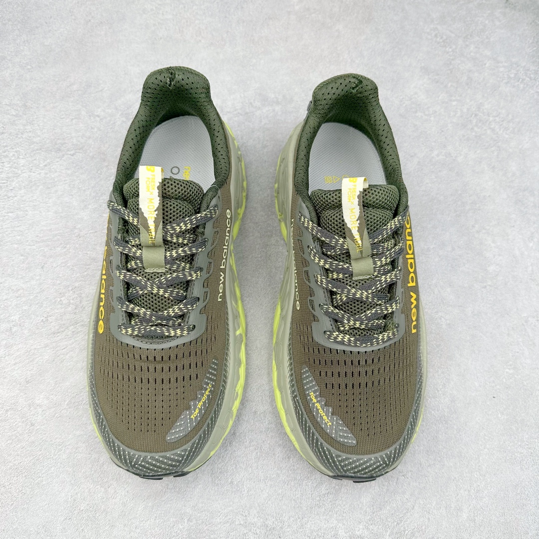 图片[2]-New Balance Fresh Foam X Trail More v3 新百伦NB莫尔V3系列低帮轻量化厚底户外越野休闲运动慢跑鞋 MTMORNGR 无论是越野训练跑还是享受自然美景 New Balance Fresh Foam X Trail More v3 都能确保双脚凉爽舒适 获得缓震支撑 这款越野跑鞋採用透气的合成/网眼鞋面 加上双层 Fresh Foam X 中底实现绝佳舒适著感 搭载鞋头防护科技与 All Terrain 系列最厚鞋底 可防止碎石跑入鞋内 让你尽情探索不受限 尺码：36 37 37.5 38 38.5 39.5 40 40.5 41.5 42 42.5 43 44 44.5 45-选品中心