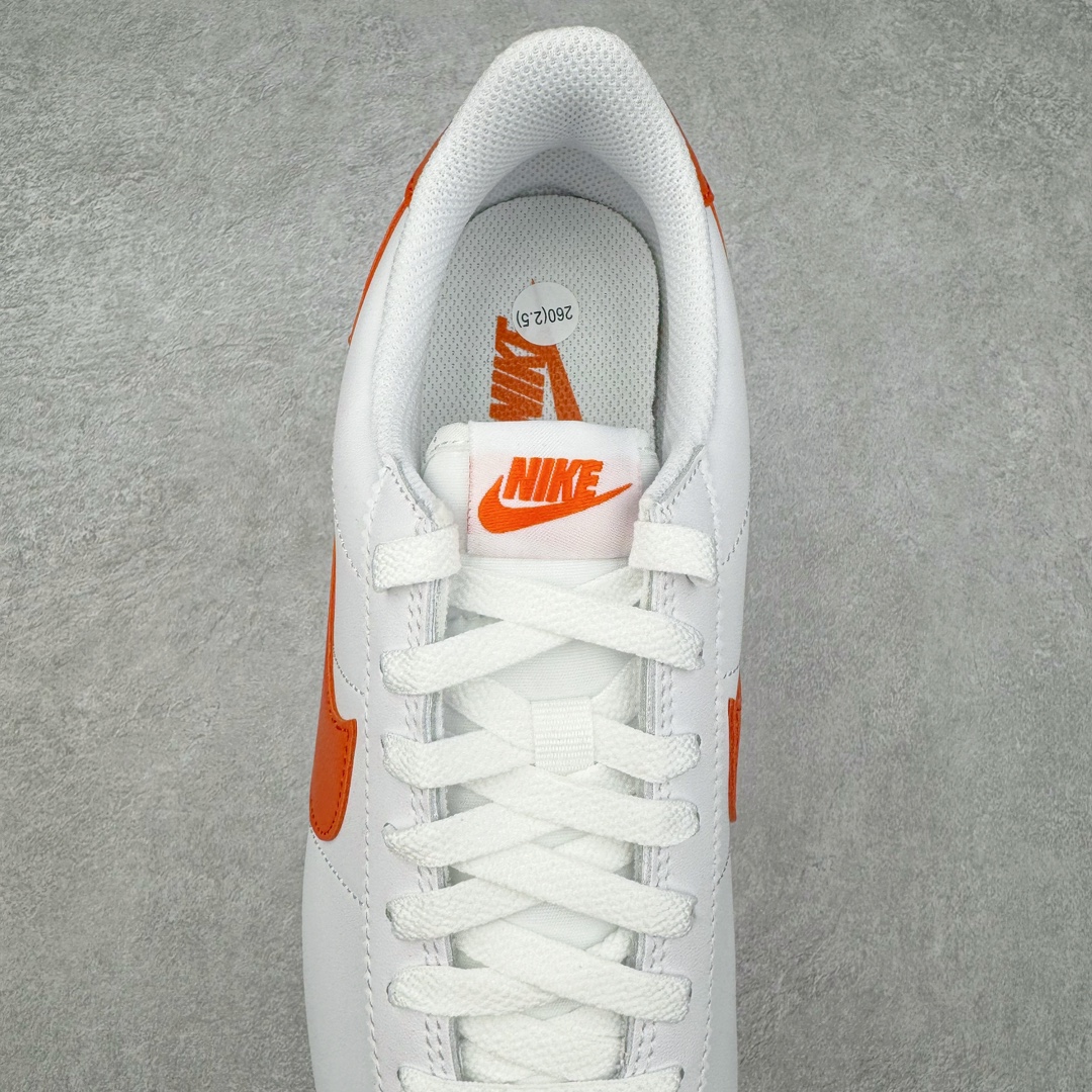 图片[5]-＃JC纯原 NK Classic Cortez Leather 阿甘复古初代皮革慢跑鞋 DM4044-102 实体平台指令订单 全套原纸板楦头开发 原厂数据大底磨具 一比一鞋头弧度高度鞋身弧度 细节品控鞋型随意对比 正确烫金高频细节 公司级标准检验QC 区分市面一切版本 完美复刻阿甘复古鞋型 尺码：35.5 36 36.5 37.5 38 38.5 39 40 40.5 41 42 42.5 43 44 45-选品中心