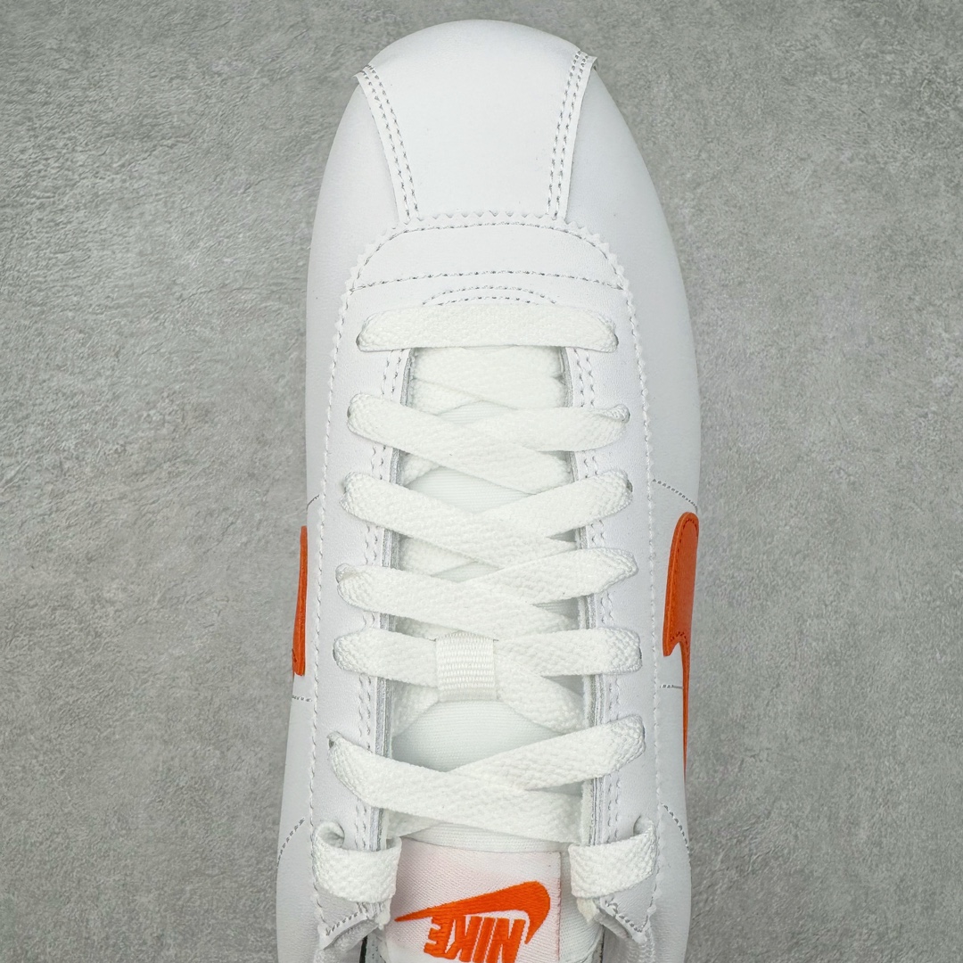 图片[4]-＃JC纯原 NK Classic Cortez Leather 阿甘复古初代皮革慢跑鞋 DM4044-102 实体平台指令订单 全套原纸板楦头开发 原厂数据大底磨具 一比一鞋头弧度高度鞋身弧度 细节品控鞋型随意对比 正确烫金高频细节 公司级标准检验QC 区分市面一切版本 完美复刻阿甘复古鞋型 尺码：35.5 36 36.5 37.5 38 38.5 39 40 40.5 41 42 42.5 43 44 45-选品中心