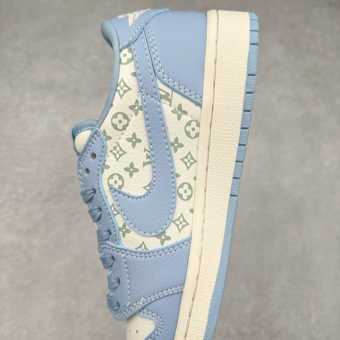 图片[7]-TS x Air Jordan AJ1 Low 倒钩低帮联名定制配色 LX1988-104 原厂内置气垫魔块 A模大底 头层小牛皮 鞋舌AJ原厂专用牛津布+AJ专用反口珍珠布+原厂无杂质高弹内里海棉+特殊封边弹力鞋带 尺码：36 36.5 37.5 38 38.5 39 40 40.5 41 42 42.5 43 44 44.5 45 46 47.5-选品中心