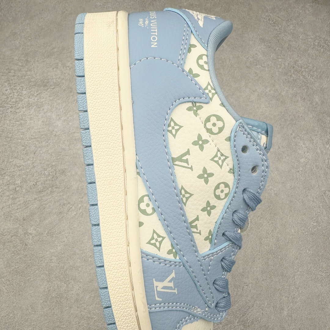 图片[6]-TS x Air Jordan AJ1 Low 倒钩低帮联名定制配色 LX1988-104 原厂内置气垫魔块 A模大底 头层小牛皮 鞋舌AJ原厂专用牛津布+AJ专用反口珍珠布+原厂无杂质高弹内里海棉+特殊封边弹力鞋带 尺码：36 36.5 37.5 38 38.5 39 40 40.5 41 42 42.5 43 44 44.5 45 46 47.5-选品中心