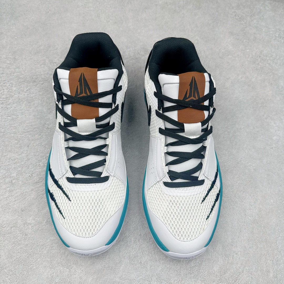 图片[2]-NK Zoom JA 1 EP 莫兰特一代低帮休闲运动篮球鞋 HJ7929-100 采用透气轻量网织鞋面材质 配置两枚圆形Zoom Air纤维气垫及后掌缓震泡棉材质 分段式结构防滑橡胶外底 尺码 39 40 40.5 41 42 42.5 43 44 44.5 45 46 47.5-选品中心