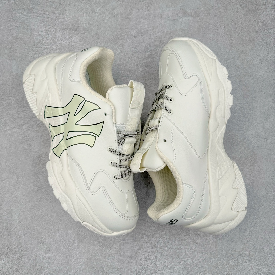 图片[3]-＃DT纯原 MLB Big Ball Chunky 复古印花老爹鞋系列低帮轻量增高厚底百搭休闲运动慢跑鞋 Korea韩国联名NY美国榄球纽约洋基队限定 目前可过轻松秒过各类鉴定 能操作的私聊 韩国代购专供 左脚内置NFC感应 区别市面贴纸假芯片 MLB专用菱形双针中底布 重点细节中底布带注胶孔 原厂NFC感应吊牌 支持鉴定 一个两位数 原盒原标 全套原楦原纸板原厂数据开发 中韩文保养标贴 绿色防霉片 平台代购专供 独家一比一RB+MD组合大底 高频后跟小人Logo精准对位立体饱满 正确网布加超迁鞋面 转印中底走线紧密 转印Logo工艺表层防刮不掉色 尺码：35 36 36.5 37.5 38 38.5 39 40 40.5 41 42 42.5 43 44 44.5 45-选品中心