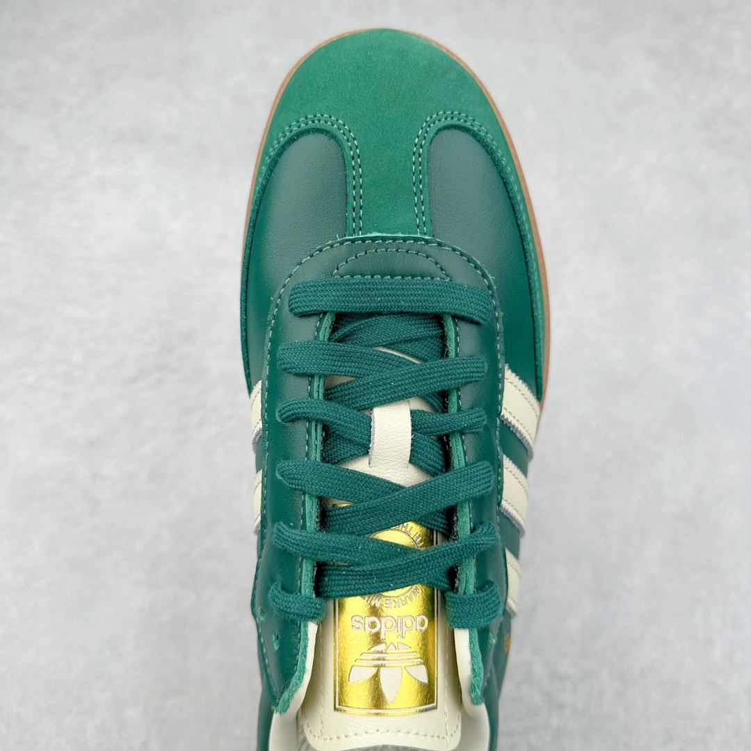 图片[4]-＃B版纯原 AD Original Samba OG 复古经典轻便板鞋 IE0872 头层牛皮加持 正确烫金高频细节 原装纳米超迁皮料 独家私模橡胶大底 原盒原配 这款桑巴鞋展示了高质量的工艺 带有装饰的超锁缝制和无缝的手感 柔软、柔软的皮革造型和标志性的3条纹完成了精致的外观 正规合身鞋带 鞋面上有绒面鞋垫 橡胶鞋底 享受正畸套筒软感 自50年代首次亮相以来就一直在赢得粉丝的青睐 尺码：36 36.5 37.5 38 38.5 39 40 40.5 41 42 42.5 43 44 44.5 45-选品中心
