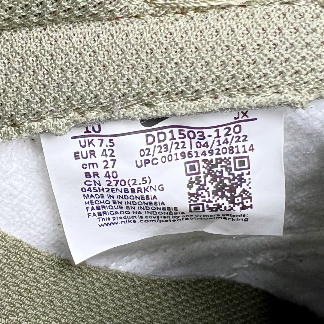 图片[16]-＃M纯原福利 NK DUNK Low 橄榄绿 DD1503-120 圈内最强 零售首选 独家原厂航空铝磨具打磨大底 鞋头坡度极致还原 原盒原配 圈内天花板工艺 原厂冲刀 超高清洁度 全鞋零毛边皮料切割 全套原楦原模倾力打造完美版型 采用原厂百宏鞋带以及原厂百宏织唛舌标 内标可供原厂几率过验 原厂中底布黄色点胶 原厂中底布拉帮走线遵循公司‼️尺码：36 36.5 37.5 38 38.5 39 40 40.5 41 42 42.5 43 44 44.5 45 46 47.5-选品中心