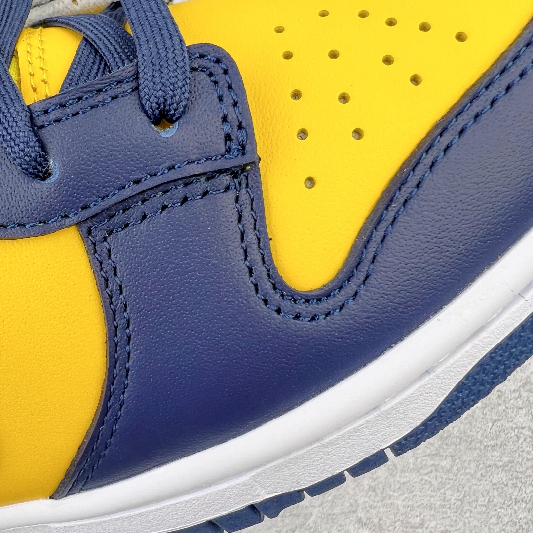 图片[16]-＃M纯原 NK Dunk Low 密歇根蓝黄 货号：DD1391-700 圈内最强 零售首选 独家原厂航空铝磨具打磨大底 鞋头坡度极致还原 原盒原配 圈内天花板工艺 原厂冲刀 超高清洁度 全鞋零毛边皮料切割 全套原楦原模倾力打造完美版型 采用原厂百宏鞋带以及原厂百宏织唛舌标 内标可供原厂几率过验 原厂中底布黄色点胶 原厂中底布拉帮走线遵循公司‼️尺码：36 36.5 37.5 38 38.5 39 40 40.5 41 42 42.5 43 44 44.5 45 46 47.5-选品中心