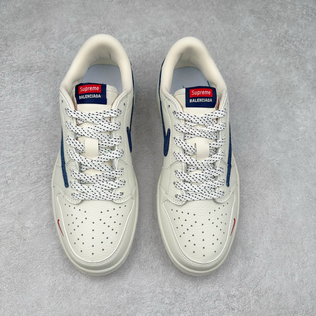 图片[2]-TS x Air Jordan AJ1 Low 倒钩低帮联名定制配色 JH6088-608 原厂内置气垫魔块 A模大底 头层小牛皮 鞋舌AJ原厂专用牛津布+AJ专用反口珍珠布+原厂无杂质高弹内里海棉+特殊封边弹力鞋带 尺码：36 36.5 37.5 38 38.5 39 40 40.5 41 42 42.5 43 44 44.5 45 46 47.5-选品中心
