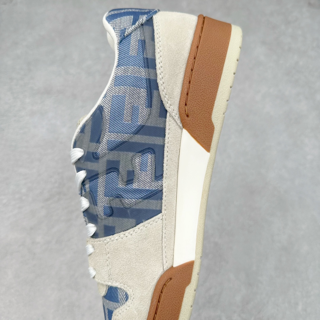 图片[7]-＃F版纯原 FENDI 芬迪 Match sneaters 魔术贴低帮运动鞋 独家定制 全身20几个细节点全部做到一致还原 吊打市面所有版本 独家原装套装配件官方同源 渠道原装订单 全套专柜包装物及配件#鞋底嵌入核心防伪芯片感应装置 FENDI芬迪match最新爆款情侣款运动鞋板鞋原版购入 高工艺无缝细空胶技术 贴楦误差0.05mm,鞋底采用固特异内外锁死工艺 最大限度弯折永不开胶 原鞋一致效果环保无味 鞋面采用麂皮和皮革拼接组合 logo内里采用毛巾绒里 上脚超级柔软 轻便 舒适搭配卫衣 尺码：35 36 37 38 39 40 41 42 43 44 45-选品中心