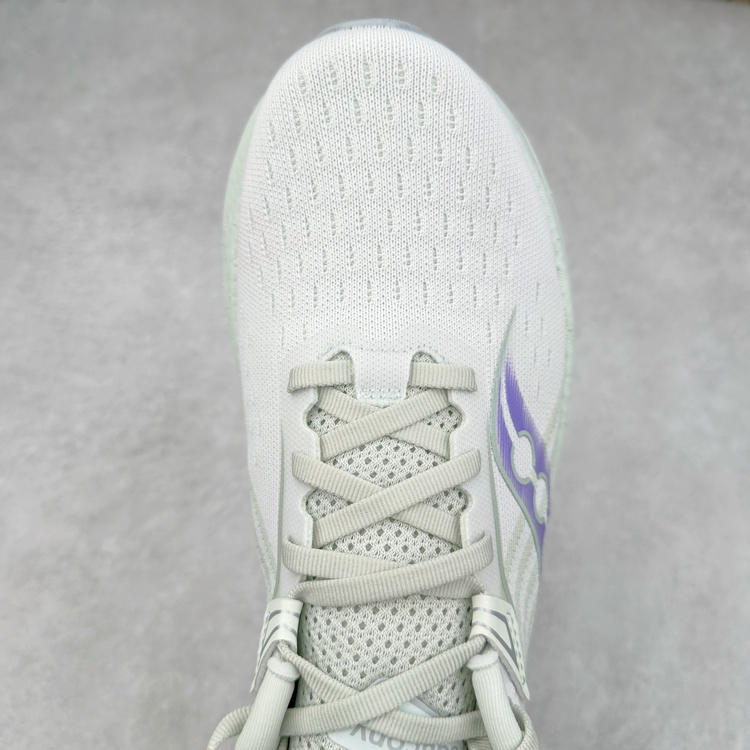 图片[4]-＃SG纯原 Saucony Triumph 22 索康尼胜利22代旗舰级缓震型跑鞋 性能相比前几代再升级：鞋面采用全新升级的工学网设计 贴合脚部更透气 中底部分使用最新的PWRRUN+材质 搭配PWRRUN+鞋垫使中底的大幅加厚 10mm坡差进一步提供缓震、回弹性能 内底则采用了FORMFIT动态适应系统 动态契合脚型 提升包裹性和舒适性 提供更卓越的动态回馈体验 XT-900橡胶大底 可提供良好的抓地力和较强抗磨性能 尺码：35.5 36 36.5 37.5 38 38.5 39 40 40.5 41 42 42.5 43 44 44.5 45-选品中心