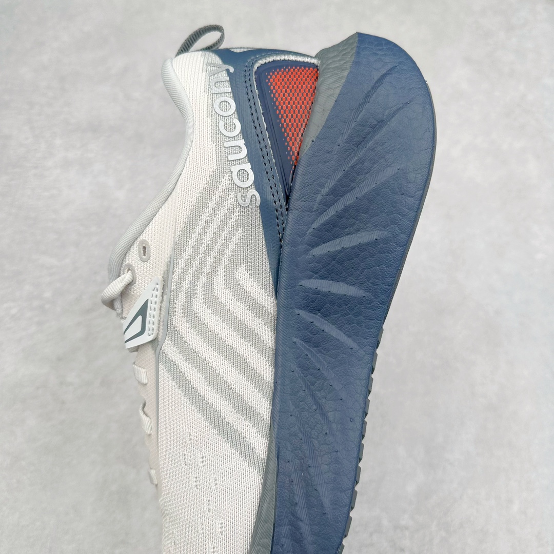 图片[7]-＃SG纯原 Saucony Triumph 22 索康尼胜利22代旗舰级缓震型跑鞋 性能相比前几代再升级：鞋面采用全新升级的工学网设计 贴合脚部更透气 中底部分使用最新的PWRRUN+材质 搭配PWRRUN+鞋垫使中底的大幅加厚 10mm坡差进一步提供缓震、回弹性能 内底则采用了FORMFIT动态适应系统 动态契合脚型 提升包裹性和舒适性 提供更卓越的动态回馈体验 XT-900橡胶大底 可提供良好的抓地力和较强抗磨性能 尺码：35.5 36 36.5 37.5 38 38.5 39 40 40.5 41 42 42.5 43 44 44.5 45-选品中心