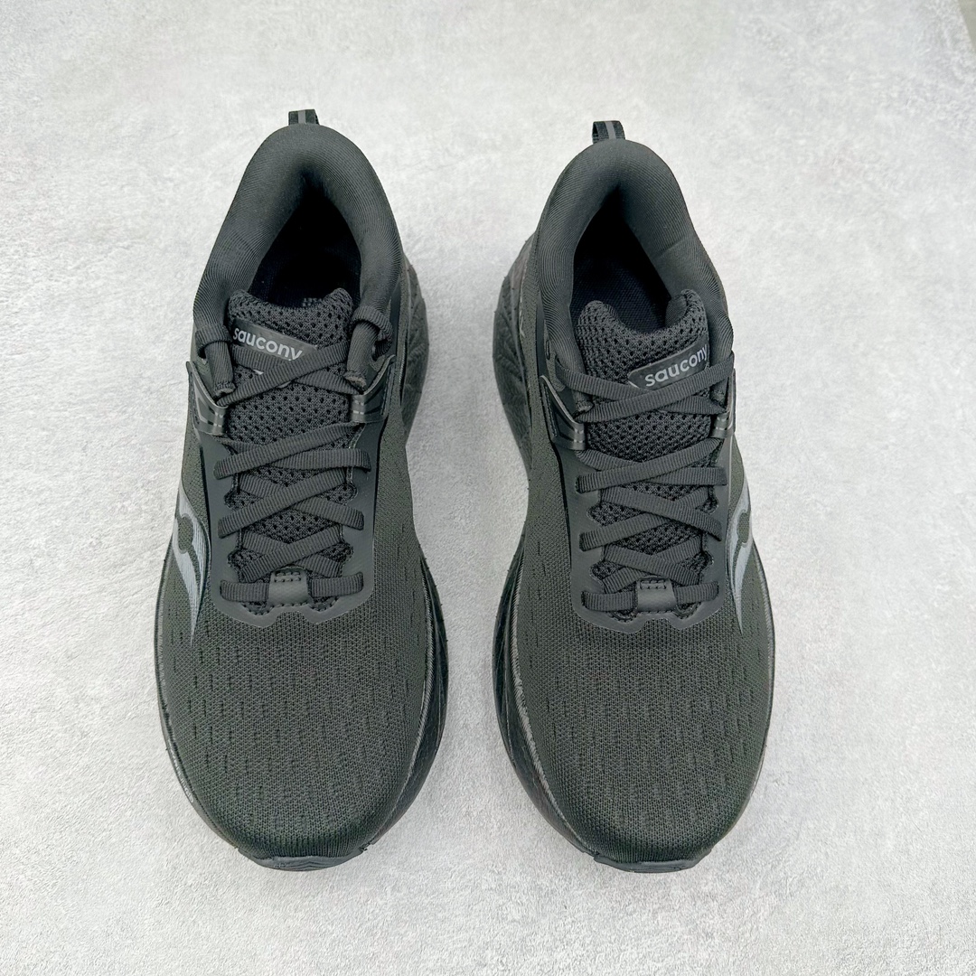 图片[2]-＃SG纯原 Saucony Triumph 22 索康尼胜利22代旗舰级缓震型跑鞋 性能相比前几代再升级：鞋面采用全新升级的工学网设计 贴合脚部更透气 中底部分使用最新的PWRRUN+材质 搭配PWRRUN+鞋垫使中底的大幅加厚 10mm坡差进一步提供缓震、回弹性能 内底则采用了FORMFIT动态适应系统 动态契合脚型 提升包裹性和舒适性 提供更卓越的动态回馈体验 XT-900橡胶大底 可提供良好的抓地力和较强抗磨性能 尺码：35.5 36 36.5 37.5 38 38.5 39 40 40.5 41 42 42.5 43 44 44.5 45-选品中心