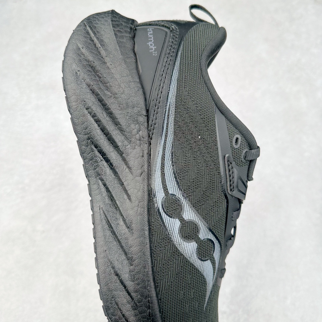 图片[6]-＃SG纯原 Saucony Triumph 22 索康尼胜利22代旗舰级缓震型跑鞋 性能相比前几代再升级：鞋面采用全新升级的工学网设计 贴合脚部更透气 中底部分使用最新的PWRRUN+材质 搭配PWRRUN+鞋垫使中底的大幅加厚 10mm坡差进一步提供缓震、回弹性能 内底则采用了FORMFIT动态适应系统 动态契合脚型 提升包裹性和舒适性 提供更卓越的动态回馈体验 XT-900橡胶大底 可提供良好的抓地力和较强抗磨性能 尺码：35.5 36 36.5 37.5 38 38.5 39 40 40.5 41 42 42.5 43 44 44.5 45-选品中心