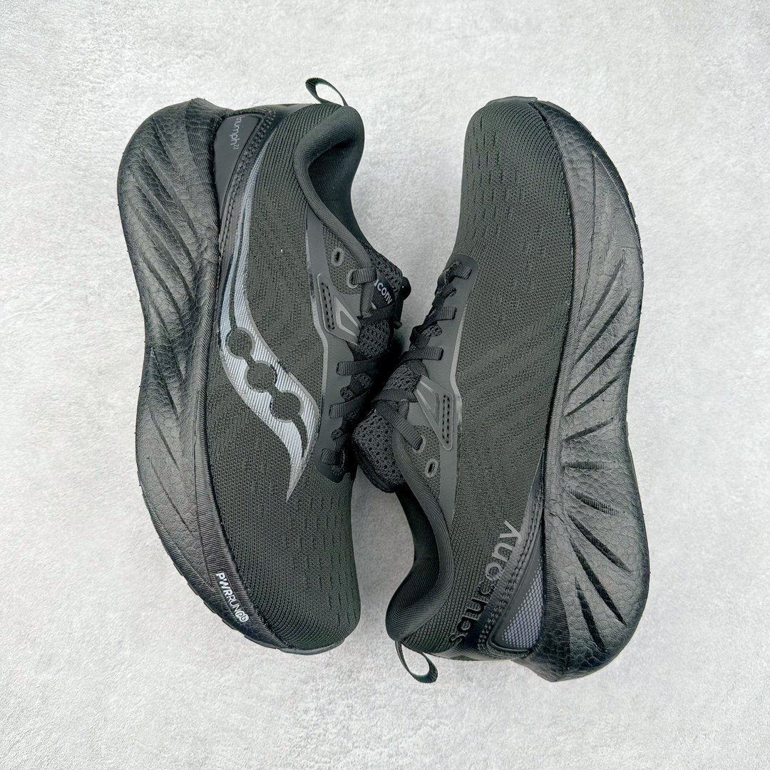图片[3]-＃SG纯原 Saucony Triumph 22 索康尼胜利22代旗舰级缓震型跑鞋 性能相比前几代再升级：鞋面采用全新升级的工学网设计 贴合脚部更透气 中底部分使用最新的PWRRUN+材质 搭配PWRRUN+鞋垫使中底的大幅加厚 10mm坡差进一步提供缓震、回弹性能 内底则采用了FORMFIT动态适应系统 动态契合脚型 提升包裹性和舒适性 提供更卓越的动态回馈体验 XT-900橡胶大底 可提供良好的抓地力和较强抗磨性能 尺码：35.5 36 36.5 37.5 38 38.5 39 40 40.5 41 42 42.5 43 44 44.5 45-选品中心