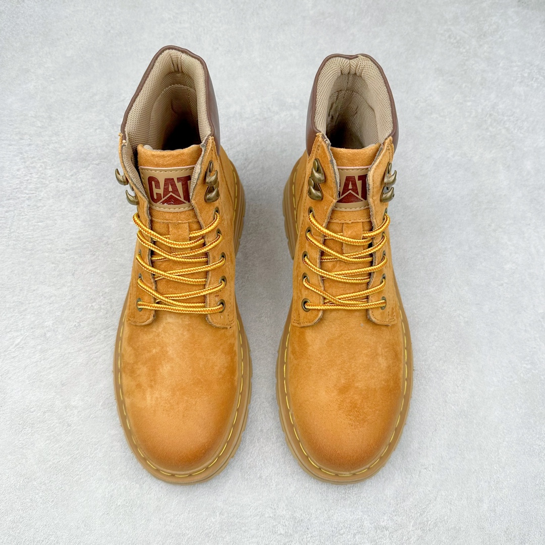 图片[2]-＃特价福利 CAT卡特 硬汉推土机品牌经典百搭户外休闲大黄靴系列 广东大厂品质 24ss秋冬新款 常年主打 时尚潮流搭配 面料釆用意大利进口磨砂牛皮 全鞋真牛皮材料 大底到五金都是代工厂原材料制作 好货不杀猪 首单质量严格把控 全套官网统一包装 今年冬季防寒户外专用 日常随意搭配 型男必备 尺码：38 39 40 41 42 43 44 (偏大一码)-选品中心
