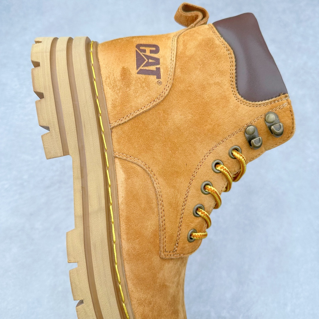 图片[6]-＃特价福利 CAT卡特 硬汉推土机品牌经典百搭户外休闲大黄靴系列 广东大厂品质 24ss秋冬新款 常年主打 时尚潮流搭配 面料釆用意大利进口磨砂牛皮 全鞋真牛皮材料 大底到五金都是代工厂原材料制作 好货不杀猪 首单质量严格把控 全套官网统一包装 今年冬季防寒户外专用 日常随意搭配 型男必备 尺码：38 39 40 41 42 43 44 (偏大一码)-选品中心