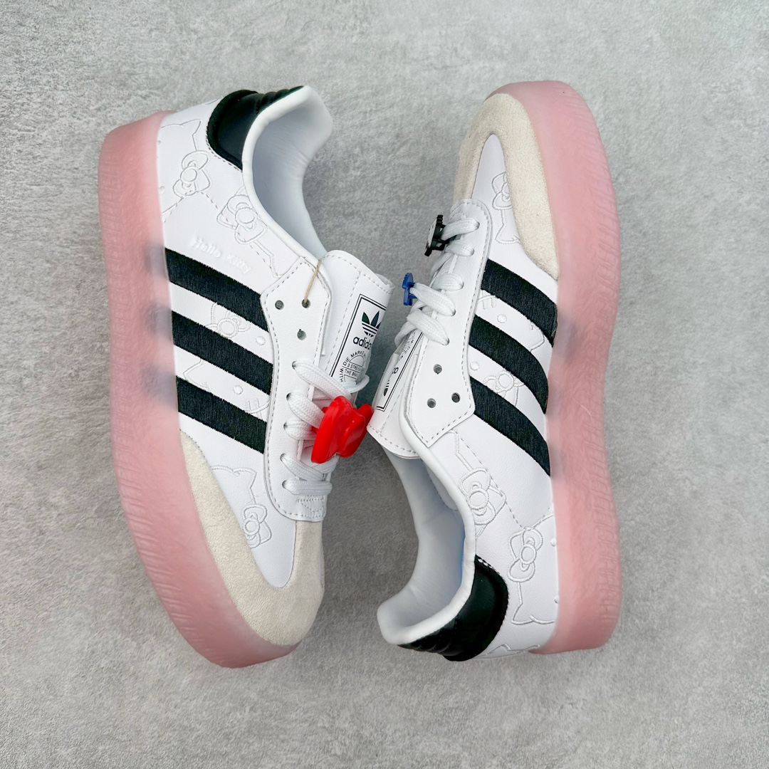 图片[3]-AD Samba XLG 桑巴舞加大厚底版系列德训风百搭松糕休闲运动板鞋生胶底 自Originals Samba成功借势Blokecore风潮一跃成为街头巷尾的焦点鞋款后,不论是围绕Samba本身打造的各式「变种版本」,还是以Samba为蓝本打造联名鞋款,都成为了时尚潮流人士日常穿搭首选。Samba XLG是adidas Originals不断扩展XLG系列的一部分,旨在与年轻文化相契合,迎合那些希望通过个性时尚表达自我而不愿牺牲舒适度的年轻群体。街头时尚领域的Gen Z特别偏爱宽松的穿着风格。Samba XLG针对这一点做了创新。它在延续Samba OG经典设计的基础上,迎合年轻群体的穿着习惯,重塑为宽大的鞋身比例轮廓以及加厚中底,让消费者轻松展示自己独特的风格。全新的Samba XLG系列不仅迎合了当下年轻群体的穿搭习惯,加宽了鞋身比例以及将中底进一步增厚,在视觉比例上更加饱满,同时还保留了经典Samba的细节,这样一来,鞋迷朋友在穿搭上不仅能更加个性化,而且还能延续一定的复古感受。尺码：36 36⅔ 37⅓ 38 38⅔ 39⅓ 40 40⅔ 41⅓ 42 42⅔ 43⅓ 44 45-选品中心