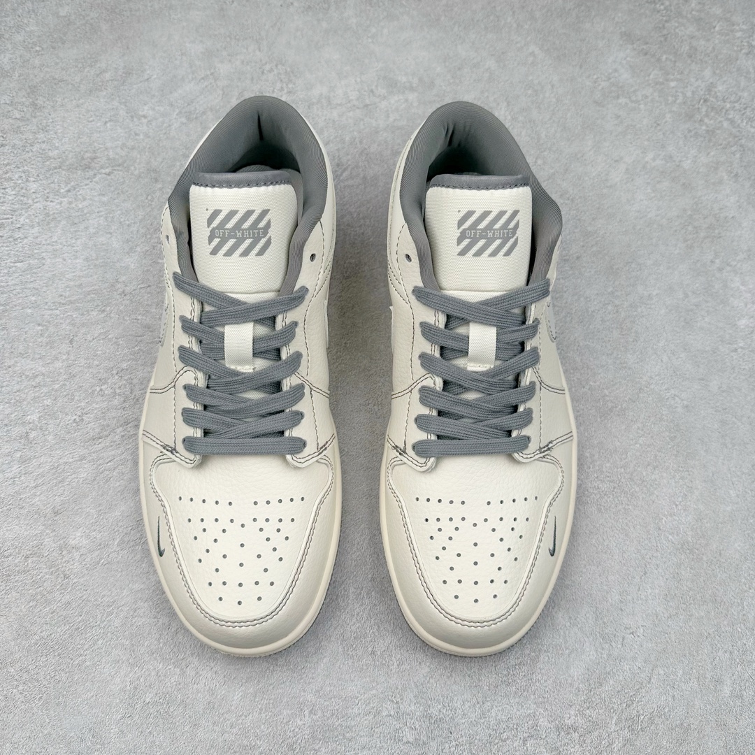 图片[2]-Air Jordan AJ1 Low 低帮系列定制配色 CF3688-022 原厂内置气垫魔块 A模大底 头层小牛皮 鞋舌AJ原厂专用牛津布+AJ专用反口珍珠布+原厂无杂质高弹内里海棉+特殊封边弹力鞋带 尺码：36 36.5 37.5 38 38.5 39 40 40.5 41 42 42.5 43 44 44.5 45 46-选品中心