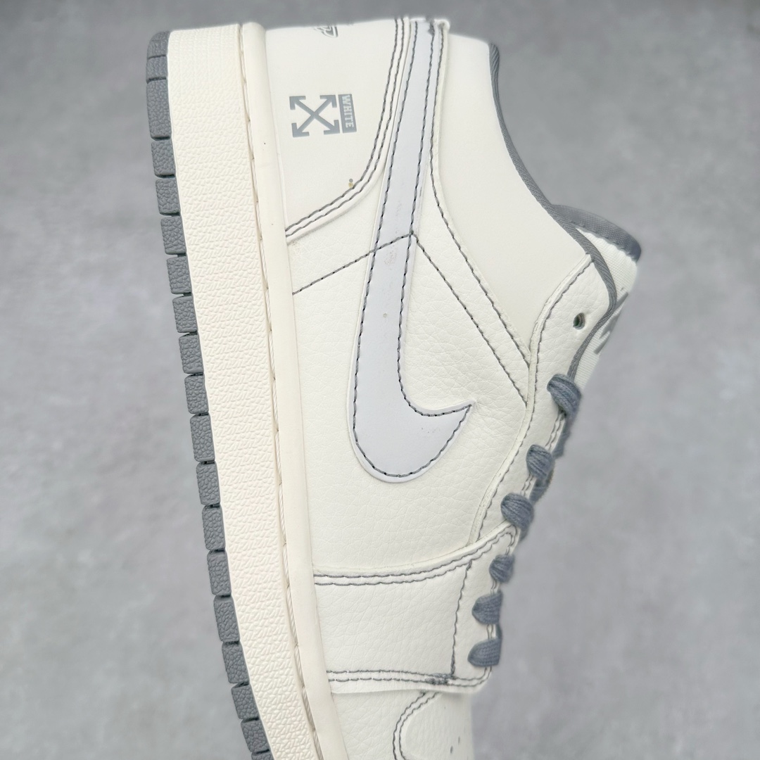 图片[6]-Air Jordan AJ1 Low 低帮系列定制配色 CF3688-022 原厂内置气垫魔块 A模大底 头层小牛皮 鞋舌AJ原厂专用牛津布+AJ专用反口珍珠布+原厂无杂质高弹内里海棉+特殊封边弹力鞋带 尺码：36 36.5 37.5 38 38.5 39 40 40.5 41 42 42.5 43 44 44.5 45 46-选品中心