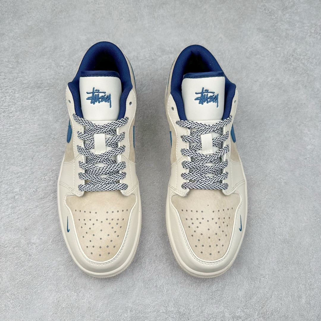 图片[2]-Air Jordan AJ1 Low 低帮系列定制配色 SJ9950-027 原厂内置气垫魔块 A模大底 头层小牛皮 鞋舌AJ原厂专用牛津布+AJ专用反口珍珠布+原厂无杂质高弹内里海棉+特殊封边弹力鞋带 尺码：36 36.5 37.5 38 38.5 39 40 40.5 41 42 42.5 43 44 44.5 45 46-选品中心