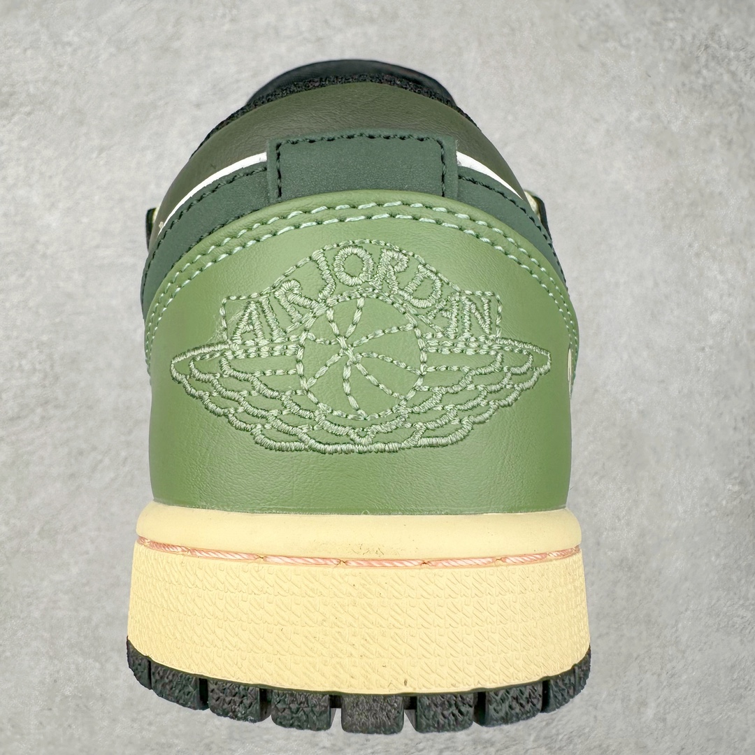 图片[8]-＃纯原特价福利 Air Jordan AJ1 Low 解构绑带低帮系列 原厂内置气垫魔块 A模大底 头层小牛皮 鞋舌AJ原厂专用牛津布+AJ专用反口珍珠布+原厂无杂质高弹内里海棉+特殊封边弹力鞋带 尺码：36 36.5 37.5 38 38.5 39 40 40.5 41 42 42.5 43 44 44.5 45 46 47.5-选品中心