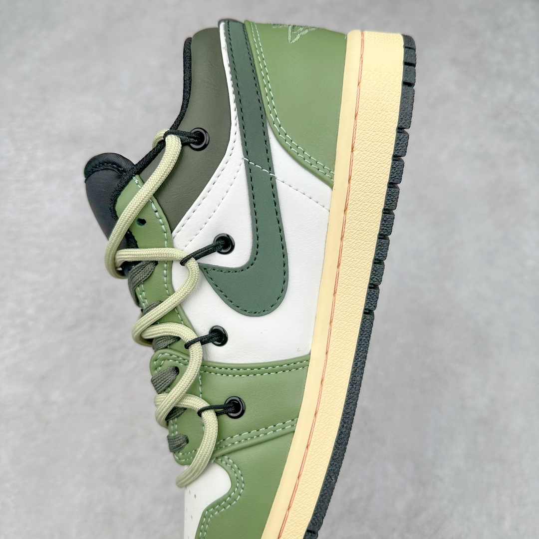 图片[7]-＃纯原特价福利 Air Jordan AJ1 Low 解构绑带低帮系列 原厂内置气垫魔块 A模大底 头层小牛皮 鞋舌AJ原厂专用牛津布+AJ专用反口珍珠布+原厂无杂质高弹内里海棉+特殊封边弹力鞋带 尺码：36 36.5 37.5 38 38.5 39 40 40.5 41 42 42.5 43 44 44.5 45 46 47.5-选品中心