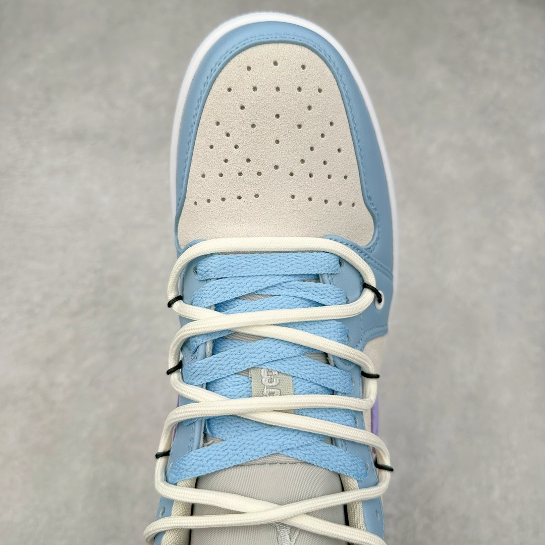 图片[4]-＃纯原特价福利 Air Jordan AJ1 Low 解构绑带低帮系列 原厂内置气垫魔块 A模大底 头层小牛皮 鞋舌AJ原厂专用牛津布+AJ专用反口珍珠布+原厂无杂质高弹内里海棉+特殊封边弹力鞋带 尺码：36 36.5 37.5 38 38.5 39 40 40.5 41 42 42.5 43 44 44.5 45 46 47.5-选品中心