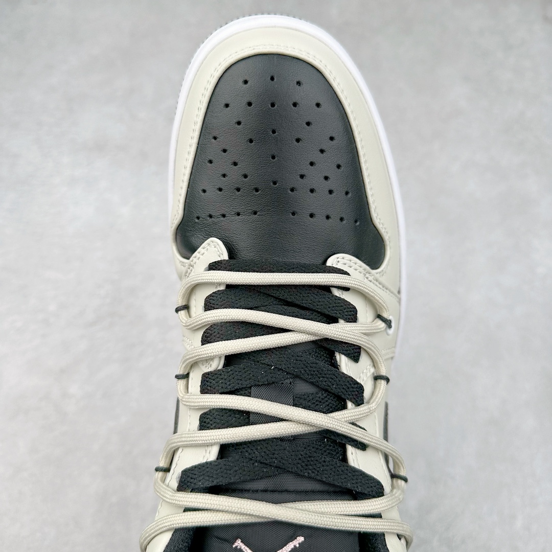 图片[4]-＃纯原特价福利 Air Jordan AJ1 Low 解构绑带低帮系列 原厂内置气垫魔块 A模大底 头层小牛皮 鞋舌AJ原厂专用牛津布+AJ专用反口珍珠布+原厂无杂质高弹内里海棉+特殊封边弹力鞋带 尺码：36 36.5 37.5 38 38.5 39 40 40.5 41 42 42.5 43 44 44.5 45 46 47.5-选品中心