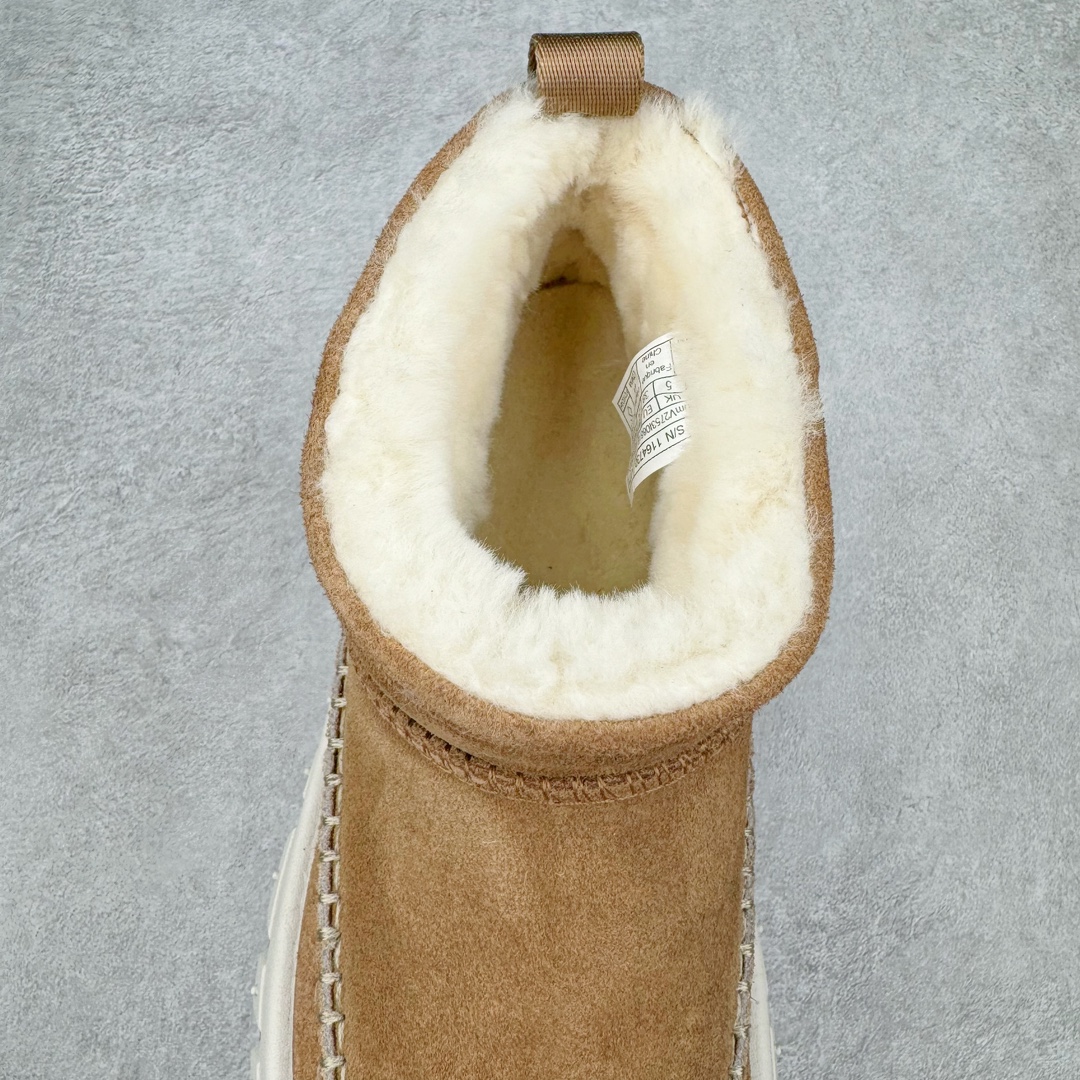 图片[5]-＃SP原厂 UGG 1154530 轮胎底短筒塔斯曼露趾包头秋冬羊皮毛一体雪地靴 全鞋采用ZP同厂 隆丰A级澳洲进口羊皮毛一体 品牌代工厂生产线 完全遵循ZP工艺流程 代工厂原厂版师 秉承无原鞋不开发选择 注重每一处细节 市面最正版型 TREADLITE\\\”轻翼\\\”科技外底 轻便/耐用/柔韧/桩型【售后郑重承诺】一个月内若出现重大脱胶/断底等质量问题 直接为您换新！尺码：35 36 37 38 39 40-选品中心