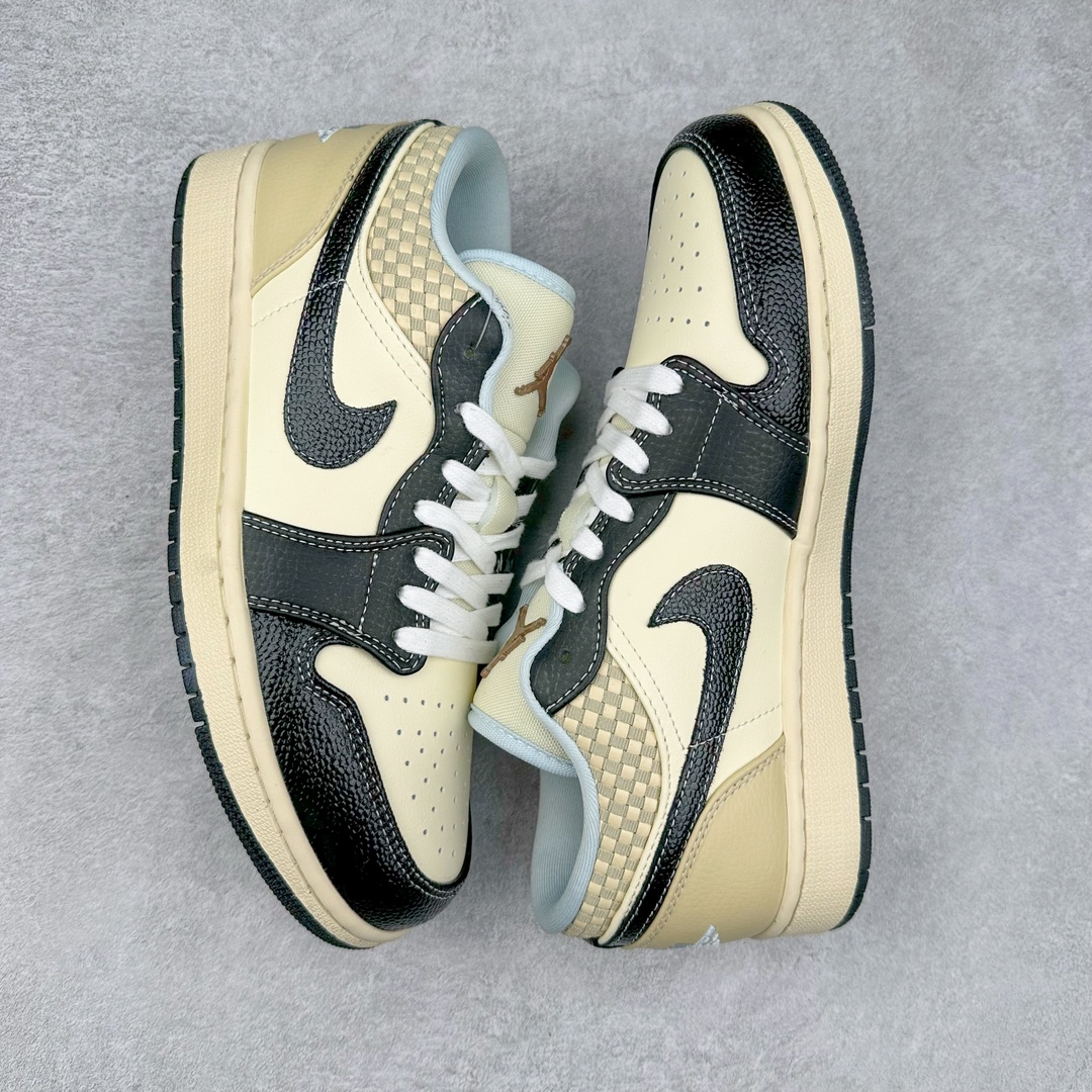 图片[3]-＃K版 Air Jordan AJ1 Low 低帮 HQ3437-101 全新流水线出品 DT版本唯一平替选择 市场第二梯队最强版 全部原鞋开发 原楦原纸板开发 全鞋电脑针车 原厂内置全掌气垫 原盒内在原标 唯一Zp原版鞋带绑法 免检产品 全新2022版型 全头层皮料 完美零毛边处理 原厂配置全掌气垫 价格定位良心 几十个配色陆续出货 尺码：36 36.5 37.5 38 38.5 39 40 40.5 41 42 42.5 43 44 44.5 45 46 47.5-选品中心