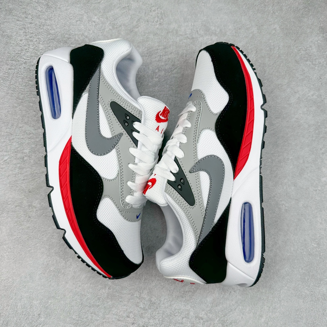 图片[3]-NK Air Max Correlate 关联系列低帮气垫百搭休闲运动慢跑鞋 511416-104 选用网眼鞋面 脚感舒适透气 鞋舌、鞋侧及后跟处饰有品牌标识 简约大气又时尚 采用经典系带开合方式 可自由调节松紧度 泡棉中底搭载Max Air气垫 具有良好的回弹性及缓震性能 橡胶外底可防滑耐磨 提升抓地力 尺码：36 36.5 37.5 38 38.5 39 40 40.5 41 42 42.5 43 44 44.5 45-选品中心