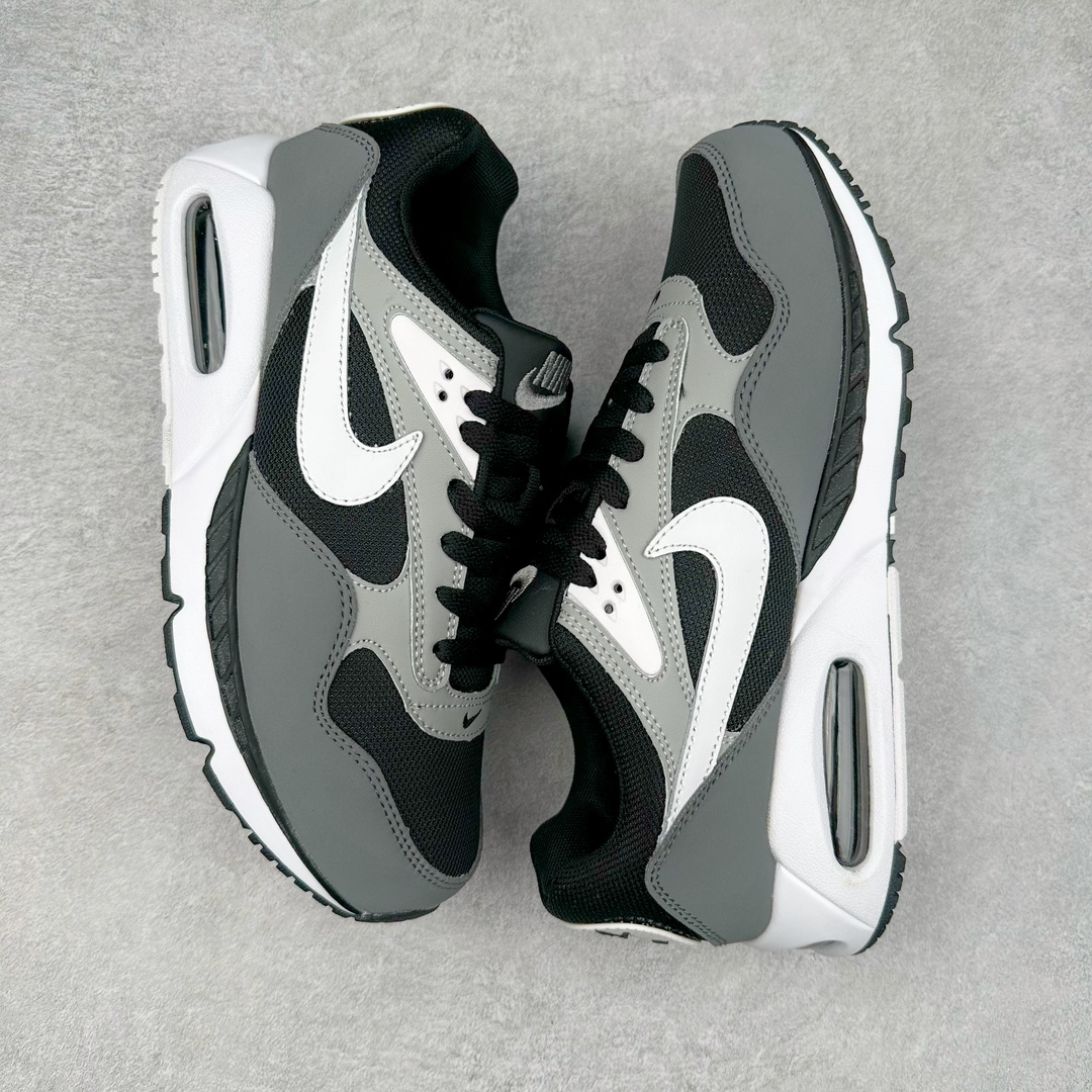 图片[3]-NK Air Max Correlate 关联系列低帮气垫百搭休闲运动慢跑鞋 511416-011 选用网眼鞋面 脚感舒适透气 鞋舌、鞋侧及后跟处饰有品牌标识 简约大气又时尚 采用经典系带开合方式 可自由调节松紧度 泡棉中底搭载Max Air气垫 具有良好的回弹性及缓震性能 橡胶外底可防滑耐磨 提升抓地力 尺码：36 36.5 37.5 38 38.5 39 40 40.5 41 42 42.5 43 44 44.5 45-选品中心