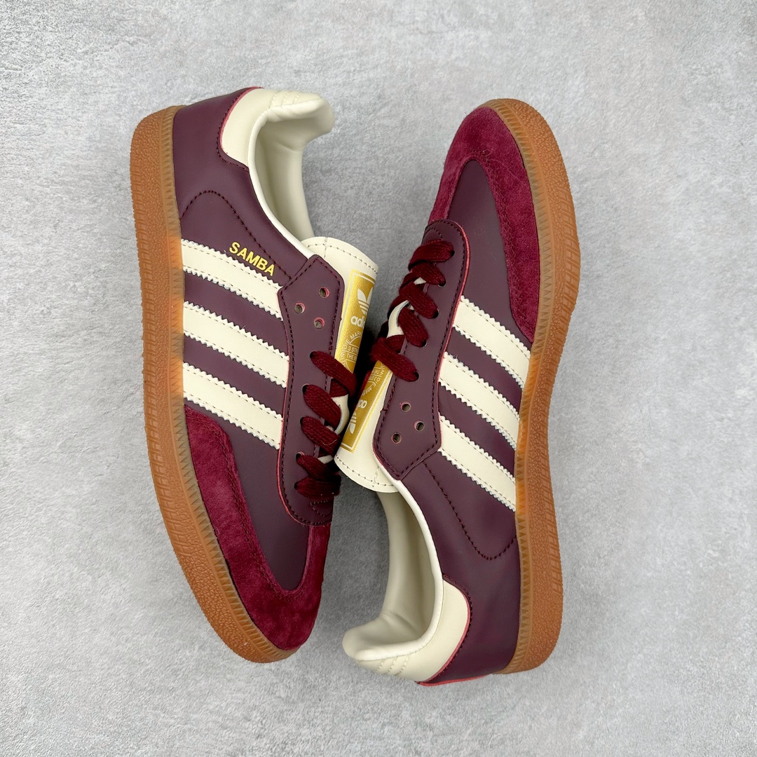 图片[3]-AD Original Samba OG 复古经典轻便板鞋 ID0477 这款桑巴鞋展示了高质量的工艺 带有装饰的超锁缝制和无缝的手感 柔软、柔软的皮革造型和标志性的3条纹完成了精致的外观 正规合身鞋带 鞋面上有绒面鞋垫 橡胶鞋底 享受正畸套筒软感 自50年代首次亮相以来就一直在赢得粉丝的青睐 尺码：36 36.5 37.5 38 38.5 39 40 40.5 41 42 42.5 43 44 44.5 45-选品中心