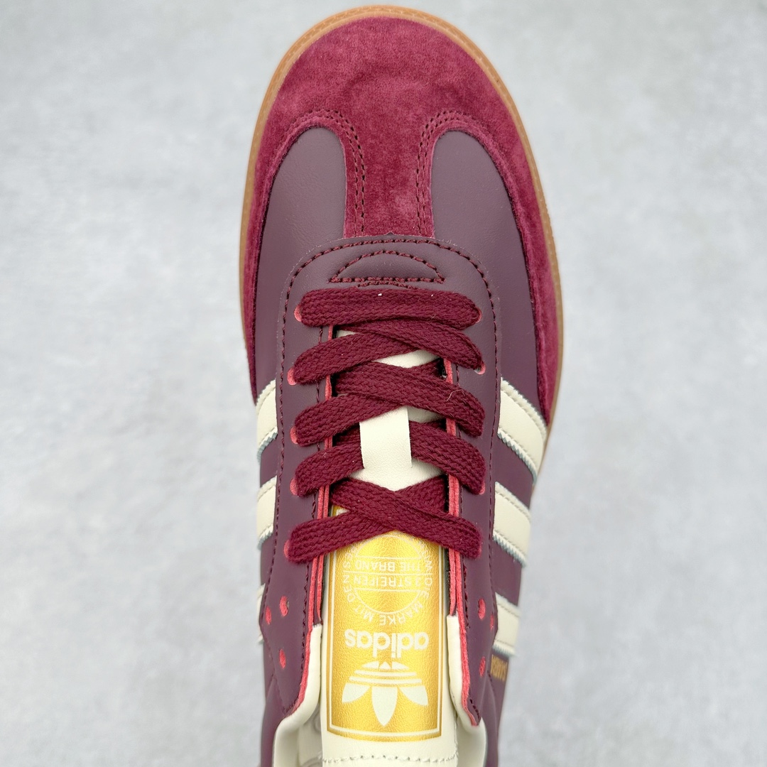 图片[4]-AD Original Samba OG 复古经典轻便板鞋 ID0477 这款桑巴鞋展示了高质量的工艺 带有装饰的超锁缝制和无缝的手感 柔软、柔软的皮革造型和标志性的3条纹完成了精致的外观 正规合身鞋带 鞋面上有绒面鞋垫 橡胶鞋底 享受正畸套筒软感 自50年代首次亮相以来就一直在赢得粉丝的青睐 尺码：36 36.5 37.5 38 38.5 39 40 40.5 41 42 42.5 43 44 44.5 45-选品中心