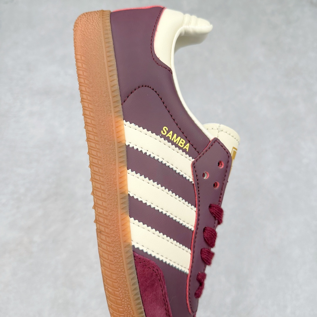 图片[6]-AD Original Samba OG 复古经典轻便板鞋 ID0477 这款桑巴鞋展示了高质量的工艺 带有装饰的超锁缝制和无缝的手感 柔软、柔软的皮革造型和标志性的3条纹完成了精致的外观 正规合身鞋带 鞋面上有绒面鞋垫 橡胶鞋底 享受正畸套筒软感 自50年代首次亮相以来就一直在赢得粉丝的青睐 尺码：36 36.5 37.5 38 38.5 39 40 40.5 41 42 42.5 43 44 44.5 45-选品中心