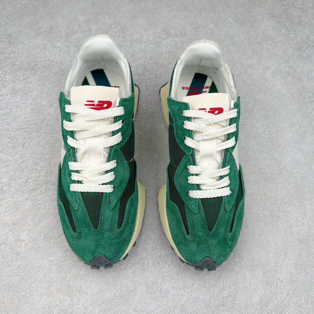 图片[2]-New Balance MS327 NB新百伦系列复古休闲运动慢跑鞋 #以更纯粹的复古风格设计打造的全新造型 侧身还以解构设计 将 N 字标志以做旧压花样式呈现 样式别具新意 而麂皮、冲孔皮革的塑造 则呈现出高级怀旧气质 也让鞋款在奢华时装风格与运动氛围之间达到了平衡 鞋身采用尼龙及猪巴革麂皮物料拼接构成 中底高弹PU材质及满丁防滑橡胶外底 尺码：36 37 37.5 38 38.5 39.5 40 40.5 41.5 42 42.5 43 44 45-选品中心