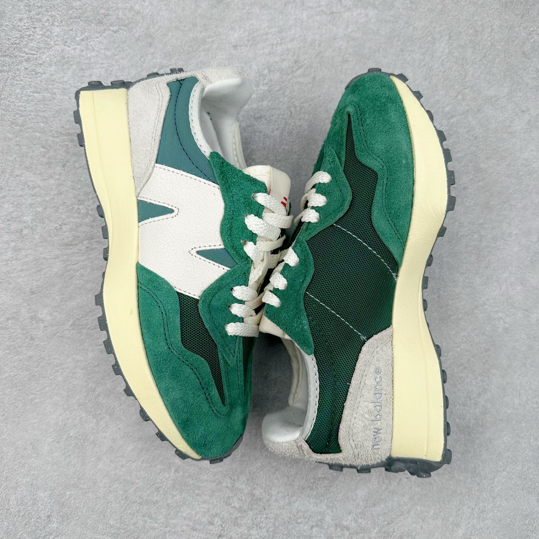 图片[3]-New Balance MS327 NB新百伦系列复古休闲运动慢跑鞋 #以更纯粹的复古风格设计打造的全新造型 侧身还以解构设计 将 N 字标志以做旧压花样式呈现 样式别具新意 而麂皮、冲孔皮革的塑造 则呈现出高级怀旧气质 也让鞋款在奢华时装风格与运动氛围之间达到了平衡 鞋身采用尼龙及猪巴革麂皮物料拼接构成 中底高弹PU材质及满丁防滑橡胶外底 尺码：36 37 37.5 38 38.5 39.5 40 40.5 41.5 42 42.5 43 44 45-选品中心
