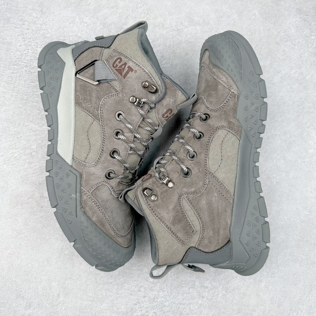 图片[3]-＃福利特价 CAT卡特 硬汉推土机品牌经典百搭户外中帮休闲男鞋 广东大厂品质 24ss秋冬新款 常年主打 时尚潮流搭配 面料釆用意大利进口磨砂牛皮 全鞋真牛皮材料 大底到五金都是代工厂原材料制作 好货不杀猪 首单质量严格把控 全套官网统一包装 今年冬季防寒户外专用 日常随意搭配 型男必备 尺码：39 40 41 42 43 44 (偏大一码)-选品中心