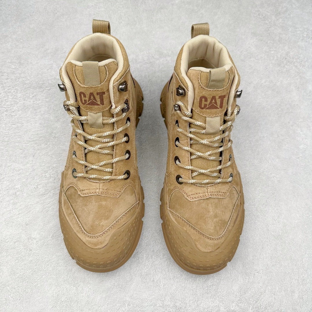 图片[2]-＃福利特价 CAT卡特 硬汉推土机品牌经典百搭户外中帮休闲男鞋 广东大厂品质 24ss秋冬新款 常年主打 时尚潮流搭配 面料釆用意大利进口磨砂牛皮 全鞋真牛皮材料 大底到五金都是代工厂原材料制作 好货不杀猪 首单质量严格把控 全套官网统一包装 今年冬季防寒户外专用 日常随意搭配 型男必备 尺码：39 40 41 42 43 44 (偏大一码)-选品中心