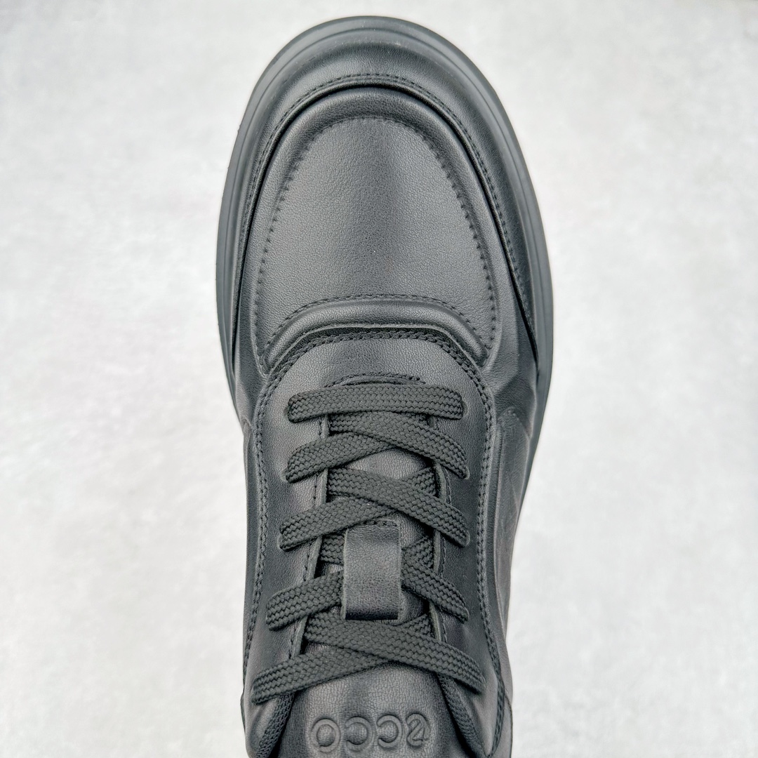 图片[4]-ECCO爱步厚底板鞋男鞋 秋季新款简约时尚真皮休闲鞋 街头ACE系列 顺应复古风格热潮 摩登潮流的厚底板鞋 优质牛皮和柔软织物衬里 提供舒适透气的穿着体验 简约系带设计，可自由调节松紧 随时随地自在出行 马赛克拼色设计为整体造型增添活力 橡胶大底 轻盈缓震 舒适回弹 抓地耐磨 辅以经典的板鞋鞋型 摆脱厚重的笨重感 时刻保持时尚热潮 尺码：38 39 40 41 42 43（皮鞋码）-选品中心