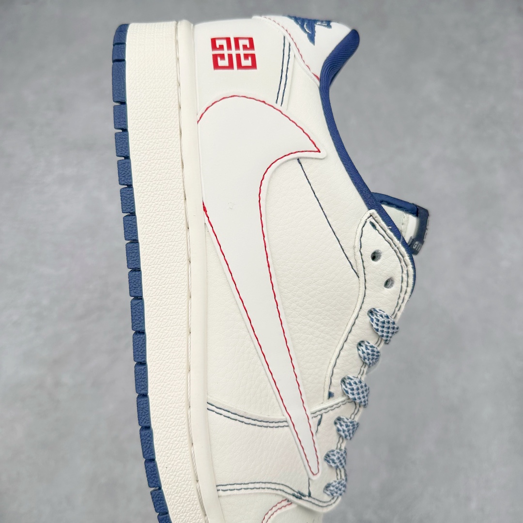 图片[6]-TS x Air Jordan AJ1 Low 倒钩低帮联名定制配色 XY2688-115 原厂内置气垫魔块 A模大底 头层小牛皮 鞋舌AJ原厂专用牛津布+AJ专用反口珍珠布+原厂无杂质高弹内里海棉+特殊封边弹力鞋带 尺码：36 36.5 37.5 38 38.5 39 40 40.5 41 42 42.5 43 44 44.5 45 46 47.5-选品中心