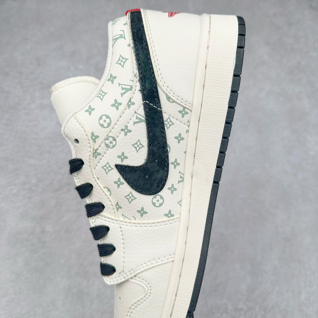 图片[7]-Air Jordan AJ1 Low 低帮系列定制配色 WG8850-009 原厂内置气垫魔块 A模大底 头层小牛皮 鞋舌AJ原厂专用牛津布+AJ专用反口珍珠布+原厂无杂质高弹内里海棉+特殊封边弹力鞋带 尺码：36 36.5 37.5 38 38.5 39 40 40.5 41 42 42.5 43 44 44.5 45 46-选品中心