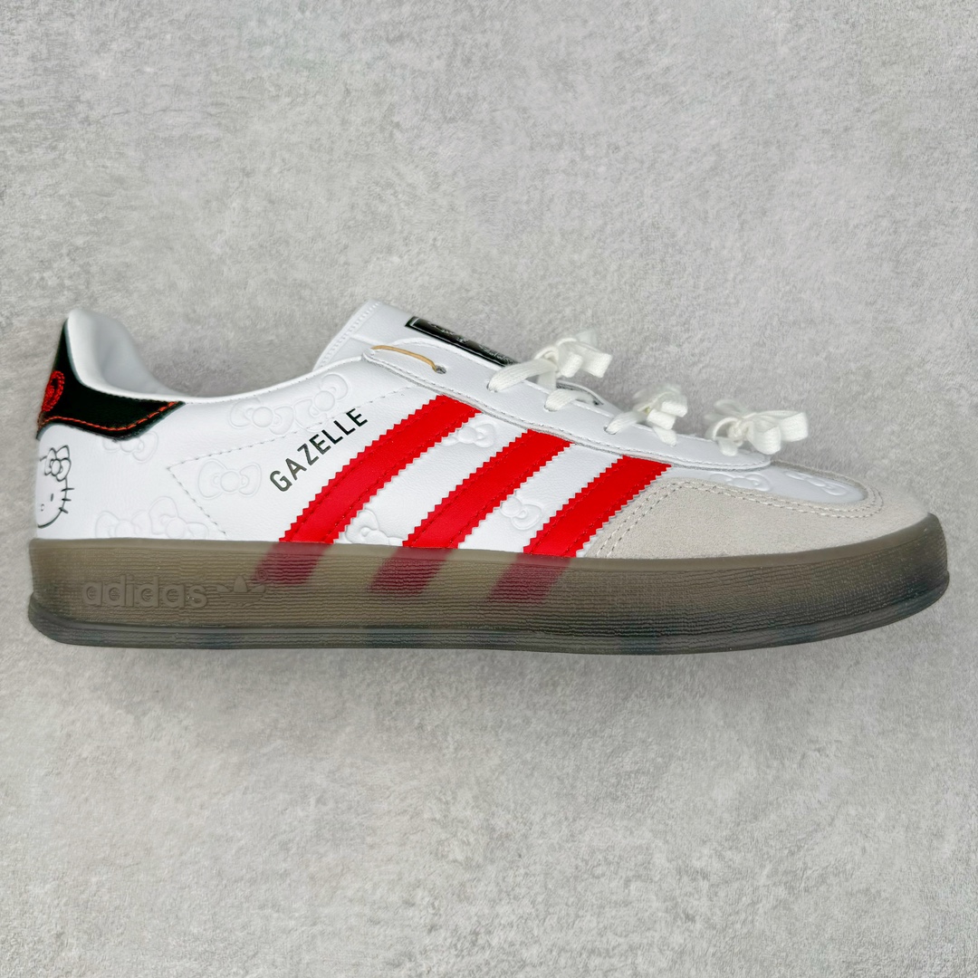 ＃MF AD Original Gazelle Indoor Trainers 瞪羚室内鞋系列低帮复古百搭休闲运动德训风板鞋 II0013 高端零售特供批次 原厂定制长毛翻毛皮组合环保纤维革鞋面材质 内置环保海玻璃鞋垫 外置RB橡胶大底 产品品控稳定性领先行业 原厂全套原楦原纸板冲刀磨具开发 原厂皮料加持 原厂港宝加持定型后跟R度完美 将复古进行到底 简约流畅 三十年不变经典 这款Gazelle运动鞋 无论面料、配色、质感或设计 都只在重现其1991年原款的经典 皮革鞋面 撞色三条纹和鞋跟标的设计 力求呈现90年代的经典复古风潮 Samba火热的同时 也带动了其它的复古鞋型 Gazelle便是其中一只 Gazelle Indoor拥有包边更宽的T字型鞋头 更好的保护运动员的前掌 浓浓的复古氛围感 非常适合现在流行的Cleanfit风格 尺码：35.5 36 36⅔ 37⅓ 38 38⅔ 39⅓ 40 40⅔ 41⅓ 42 42⅔ 43⅓ 44 44⅔ 45-选品中心