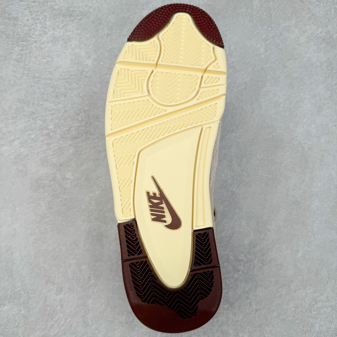 图片[8]-＃GX A Ma Maniére x Air Jordan AJ4 Retro SP\\\”Violet Ore\\\” AMM联名淡粉 FZ4810-200 圈内最强四代 耗时半年巨作 全套原纸板楦头开发 原厂特供皮料加持 确保原汁原味 完美呈现四代版型 一比一鞋头弧度高度鞋身弧度 数据细节工艺流程均保持原鞋一致 原厂TPU网格鞋带扣 正确内里网布 菱角分明不变形无多余毛边 柔软性质感一致于原鞋 市场唯一原厂鞋扣模具 背面可见隐藏注塑口 原厂织唛标 原厂飞人电绣工艺 尾指中部跳三针 独家绑鞋带手法 印刷中底布 四线拉帮 米色美纹纸贴合固定 进口港宝加持 后跟自然饱满 全鞋荧光划线卡点 追求极致完美 每一双都是工艺品 多重QC质检 超越公司货的品控标准 实实在在的免检产品 尺码：40 40.5 41 42 42.5 43 44 44.5 45 46 47.5-选品中心